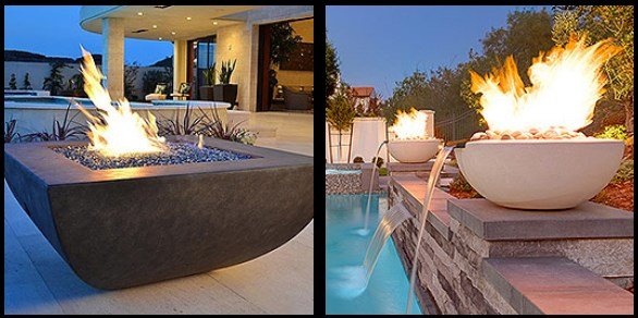 nugget fire pit and fireplace glass