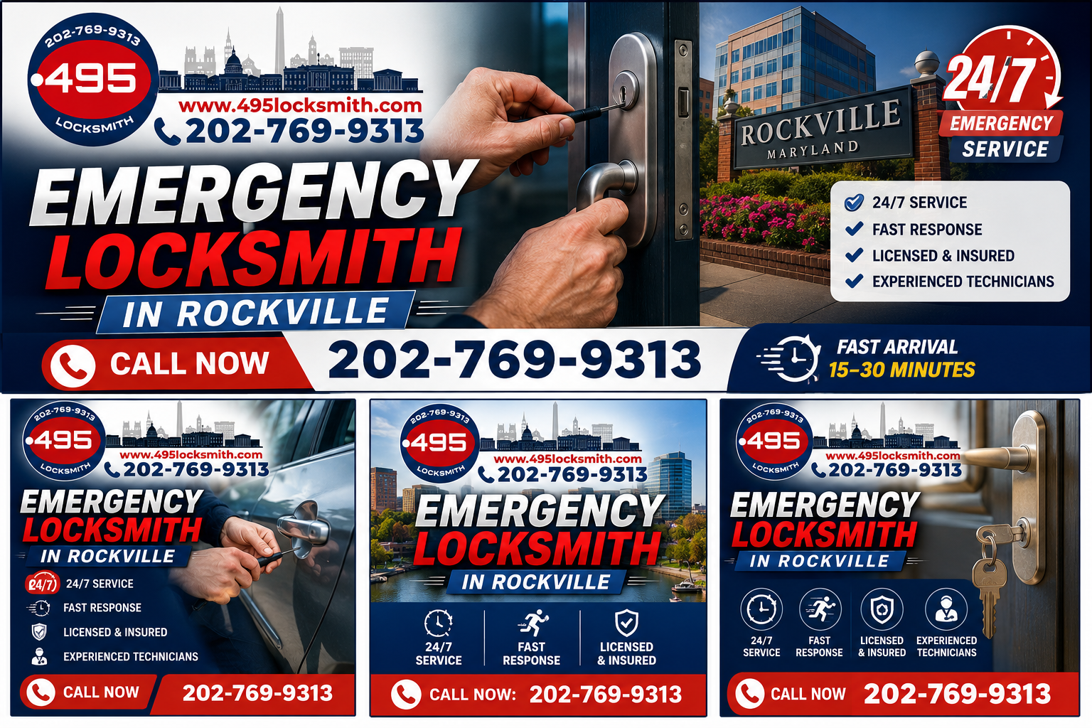 495 Locksmith – Beltway Home Services Expands Round-the-Clock Emergency Locksmith Services in Rockville