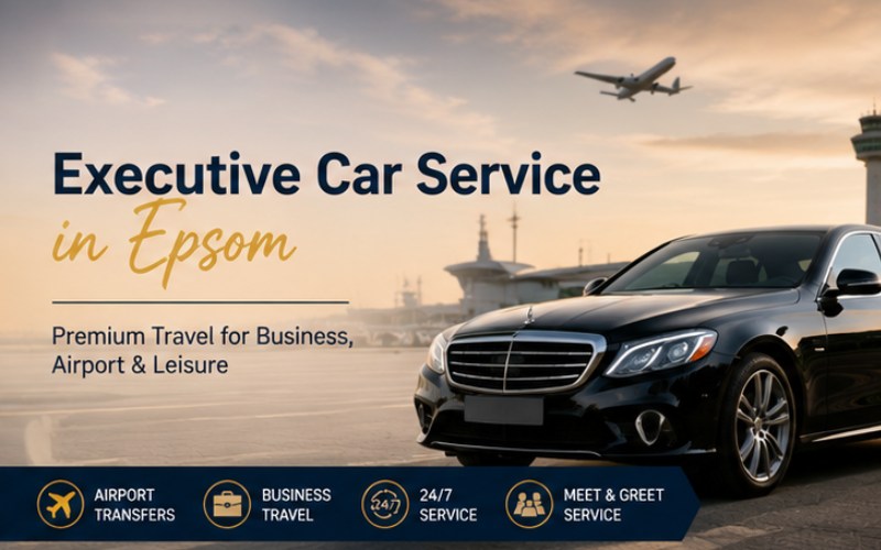 Executive Car Service in Epsom Continues Supporting Stress-Free Airport Transfers